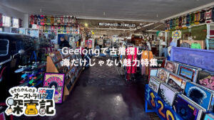 【メルボルン観光】ジーロングの裏側、古着ストリート“Pako”でローカル体験